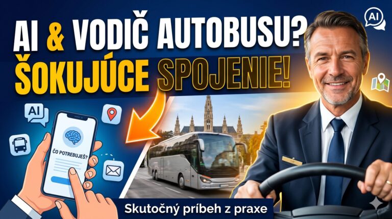 Ako mi AI pomáha za volantom zájazdového autobusu